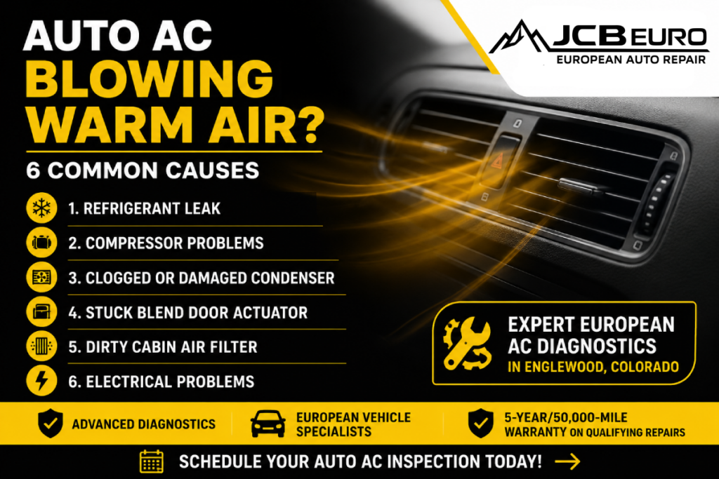 European vehicle AC repair